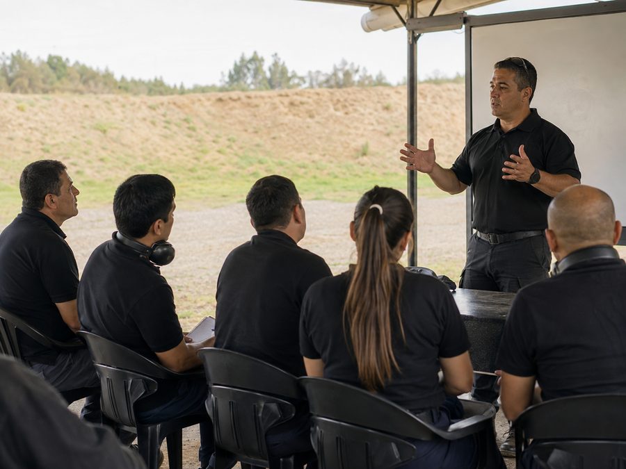 Capacitación a equipo profesional de seguridad