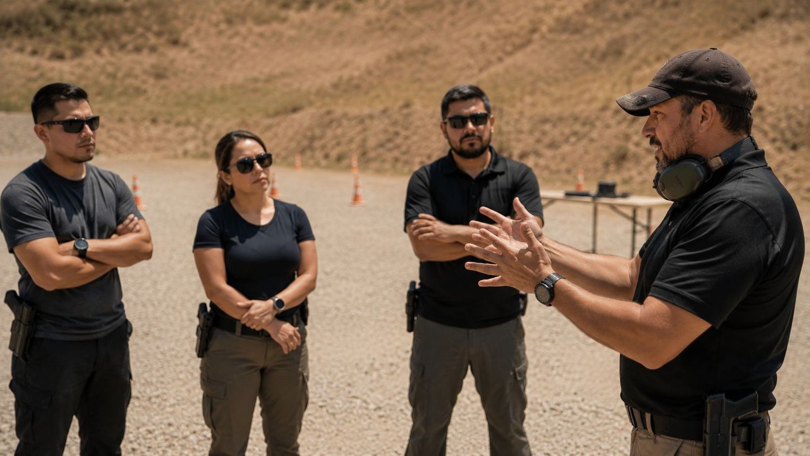 Instructor de VentauCap dando indicaciones a un grupo de alumnos