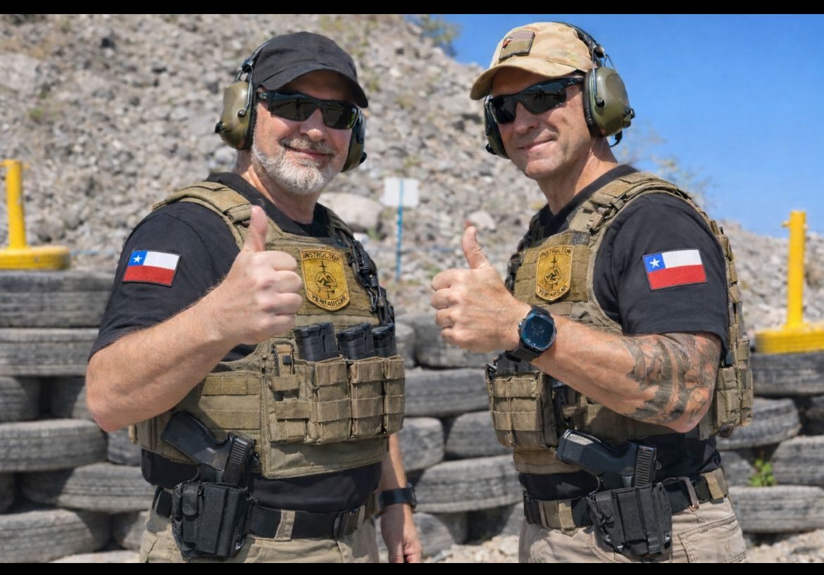 Instructores de VentauCap en campo de tiro